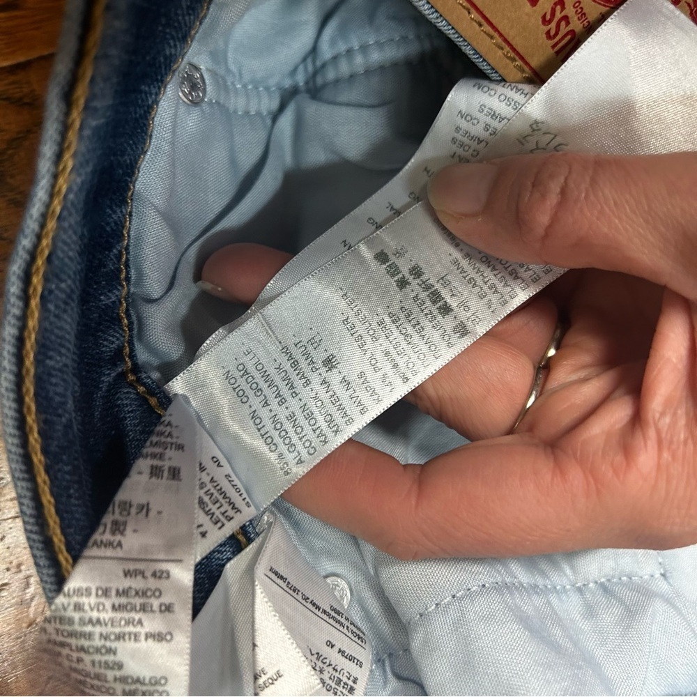Levi's‎ ribcage straight ankle jeans NWT - Picture 8 of 9
